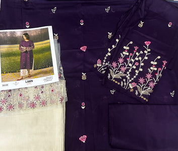 Purple Lawn Luxury 2PC